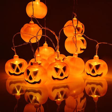 pumpkin lights battery|battery operated pumpkin string lights.